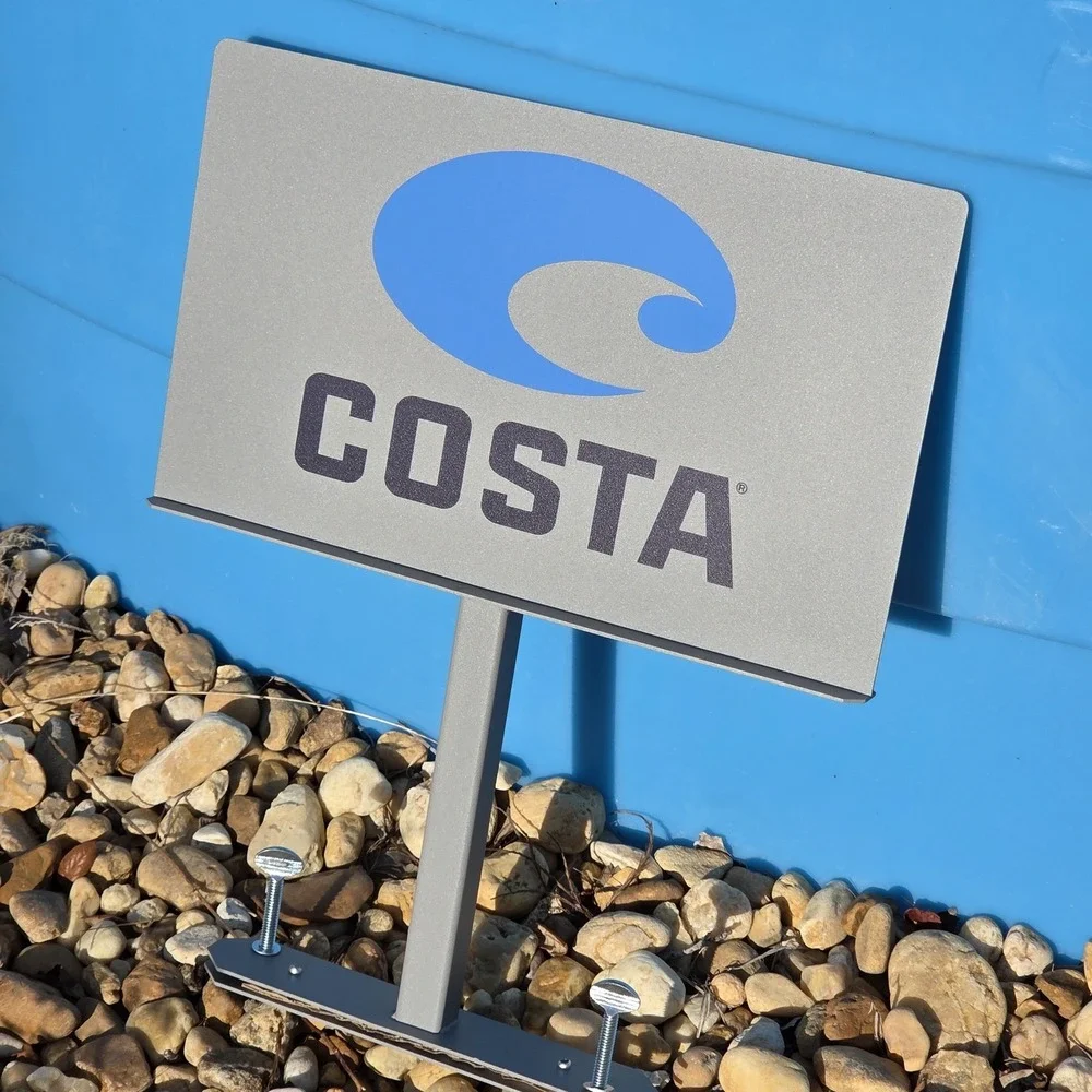 NEW Costa Store‎ Authentic Promo Retail Display Sign Metal Sunglasses  RARE